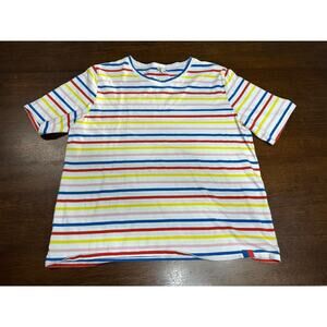 Kule Basic Colorful Multicolor Basic T Shirt Women XL Grunge Nostalgic Kid Core
